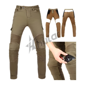 Jeans d'équitation respirants grande taille pour moto de tourisme et pantalon confortable de motocross - Product Image 1