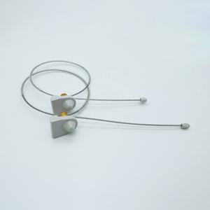 100 Etiquetas Rígidas Antirrobo E-Bit AM-N17G EAS AM de 58kHz con Cable de Acero de 52cm para Tiendas de Maternidad y Bebés - Product Image 4