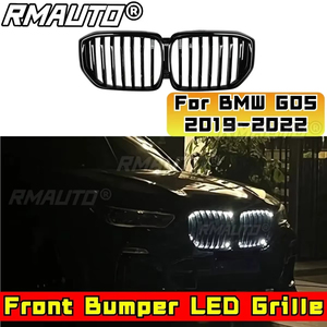 Pour BMW X5 G05 2019-2022, calandre de pare-chocs LED, calandre avant de course, kit carrosserie, plastique ABS, calandre LED de pare-chocs avant, pièce automobile - Product Image 1