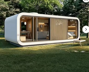 Moderna Casetta Prefabbricata Apple Cabin per Giardino, <span class=keywords><strong>Casa</strong></span> per Ospiti <span class=keywords><strong>e</strong></span> Affitto - Product Image 5