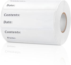 Pulian vòng có thể tháo rời Tủ đông nhãn cho tủ lạnh hộp đựng thực phẩm và lon tùy chỉnh vật liệu vinyl - Product Image 1