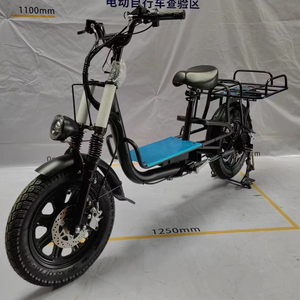 Minako 2-bánh Xe Đạp Điện Hàng Hóa 60V Lithium Pin Hàng Hóa E-Xe Đạp Với Takeaway Đứng - Product Image 1