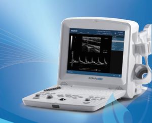 Système d'échographie numérique complet portable Edan DUS60 noir et blanc pour usage humain destiné aux établissements médicaux - Product Image 5