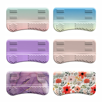 Repose-poignets ergonomique en silicone avec base antidérapante, confortable, multi-motifs et couleurs, pour clavier de bureau et jeux