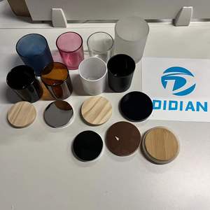 Vases à bougies en métal or rose de qualité supérieure, personnalisables avec votre propre marque, 4oz 8oz 10oz 12oz, pots en verre vides pour bougies irisées - Product Image 5