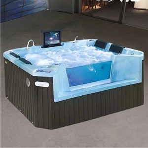 Banheira de Hidromassagem Spa em Acrílico Balboa Ultimate <span class=keywords><strong>Massage</strong></span> Eddy Yacuzzi para 4 Pessoas, com Sistema Hidráulico para Água Fria, para Uso Externo - Product Image 1