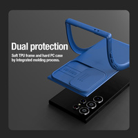 Étui Nillkin pour Samsung Galaxy S25 Ultra, S24 Ultra, S23, S24 FE, S25 Plus Edge Camshield Pro, coque de téléphone avec protection coulissante pour l'objectif de l'appareil photo