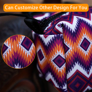 Borsa da sella western compatta, impermeabile, facile da pulire, leggera, portatile, adatta per sella western laterale, equitazione, ranch, attività all'aperto. - Product Image 5