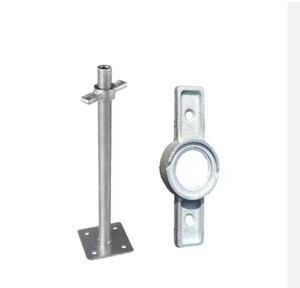 Accessoires d'échafaudage : Base de cric hélicoïdal pour échafaudage, Base de cric en acier massif ou creux pour échafaudage - Product Image 4