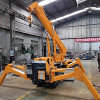 Grue araignée électrique compacte haute performance avec système de télécommande