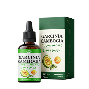 Gotas Líquidas de Garcinia Cambogia OEM 3 en 1, Extracto de Garcinia Cambogia y Granos de Café Verde con Vitamina C, Control de Peso, 60 ml - Product Image 1