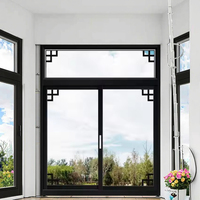 Fenêtre coulissante de style moderne à économie d'énergie en aluminium avec cadre en acier filet d'écran en verre trempé insonorisé pour la maison hôtels