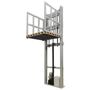 Guide Rail Vertical Industrial Material Freight Elevator Hydraulic Goods Cargo Lift For Warehouse Elevator Home