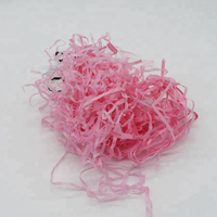 Remplisseur de paquet de papier de soie de déchiquetage de couleurs noires pour la boîte-cadeau