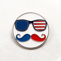 Collection de broches émaillées commémorative du 250e anniversaire Fast OEM – Édition patriotique, cadeau souvenir