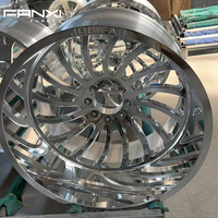 Jantes forgées FANXI OEM personnalisées 22x12 24x14 pour Ford F250 Ram 2500 8x6.5 26x16 pour Chevy 2500 8x180 avec capuchons flottants personnalisés