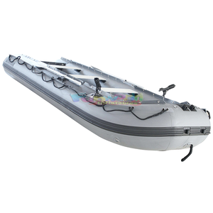 Customize Large Small Inflatable Boat Heavy Duty Pvc Zodiac Rigid Rubber Boat Aluminum Floor Luxury Inflatable <b>Fishing</b> Boat - Product Image 3
