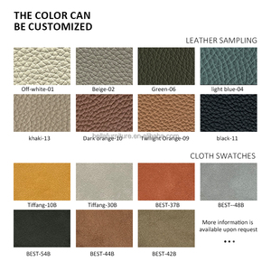 Phòng làm mềm da chức năng điện, tường không nghiêng, đơn vị nhỏ da bò, ghế sofa hạng nhất tối giản Ý - Product Image 5