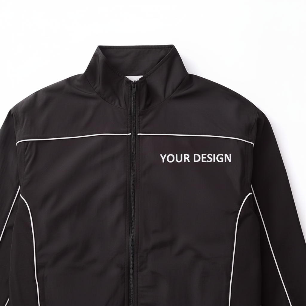Wholesale Custom OEM Embroidery Waterproof Mens Sweat Suit Tracksuit Sport Set with Zippers Training Wear Factory · image 5