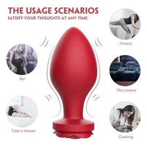 Juego de Tres Tapones Anales de Silicona, Impermeables y Ecológicos, Producto para Adultos, Suaves y Seguros para Juego Íntimo Trasero, Cómodos de Usar - Product Image 5