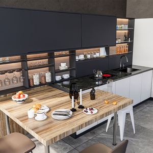 Gabinete de Cocina Moderno Lacado en Blanco con Herrajes Blum - Product Image 2