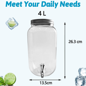 1 galon ve 2 galon parti su alkol suyu plastik saklama kutusu soğuk içecek içecek ile dokunun ve günlük ihtiyaçlarını karşılayan standı - Product Image 6