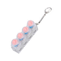 Press Stress Relief Claw Keycap Mechanical Keyboard Soft Silicone Keychain Button Decompression Windmill Key Pendant