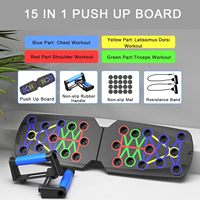 Équipement de fitness portable ergonomique, planche à pompes codée par couleur pour un entraînement de force progressif