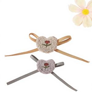 Lazo de Felpa con Forma de Flor de Amor de <span class=keywords><strong>2</strong></span>*6cm, en Existencia, <span class=keywords><strong>para</strong></span> Accesorios <span class=keywords><strong>para</strong></span> el Cabello, Decoración de Ropa Infantil, Venta al por Mayor de Fábrica - Product Image 4