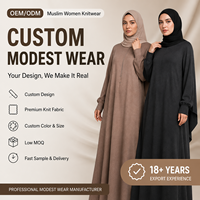 Ensemble de prière musulman Telekung pour femme, couvrant entièrement le corps, avec hijab intégré, drapé, longueur cheville, modeste, lavande, vente en gros