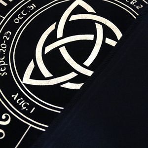 Witchcraft อุปกรณ์เกมกระดาน,โหราศาสตร์แผ่นไพ่ Oracle สำหรับกลุ่มดาวการทำนายดวงชะตาผ้าผ้าปูโต๊ะไพ่ทาโรต์เสื่อหนังนิ่ม - Product Image 4