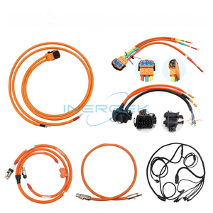 カスタムEV高電圧配線ハーネス（オレンジ色のHVケーブルと2ピンHVコネクタ付き）新エネルギー車用 - Product Image 2