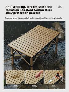 Table pliante extérieure Portable combinaison chaise pique-nique oeuf rouleau Barbecue marché de nuit décrochage pour le <span class=keywords><strong>Camping</strong></span> - Product Image 3