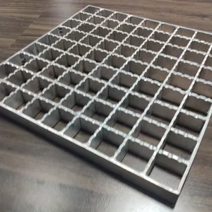 Hot Dipped Galvanized Step Serrated Steel Bar Grating Modern Design For Hotel Applications Manufacturer's Choice