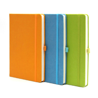 Carnet A5 personnalisé en gros avec logo, sangle élastique, porte-stylo, carnet en PU avec logo imprimé, agenda, bloc-notes, carnet en cuir PU