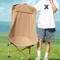 Chaise de camping gonflable robuste d'usine OEM pour usage extérieur, chaise pliable en tissu Oxford pour application en jardin