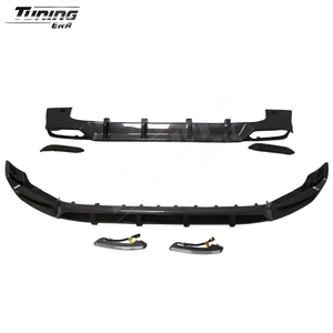 Kit de cuerpo de fibra de carbono seco estilo TC para W464 W463A G63 2019 en el divisor delantero difusor trasero cubierta del motor rueda ceja - Product Image 2