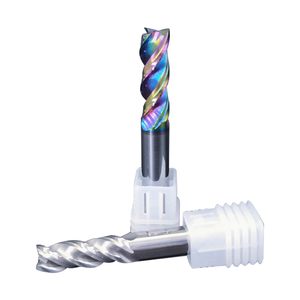 Fresa de ranura en U Bibo de 3 filos D1-4*50/d4*12*75, colorida, para metal y acero, para aluminio D1-4*50 Bibo de 3 filos D - Product Image 4