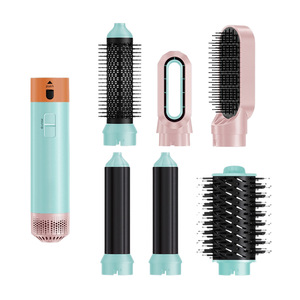 Cepillo <span class=keywords><strong>de</strong></span> Aire Caliente Profesional 6 en 1 para Salón, Motor <span class=keywords><strong>de</strong></span> Alta Velocidad <span class=keywords><strong>de</strong></span> 110000 RPM, Control <span class=keywords><strong>de</strong></span> Temperatura <span class=keywords><strong>de</strong></span> 3 Velocidades, Máquina <span class=keywords><strong>de</strong></span> Peinado Comercial - Product Image 1