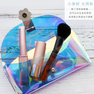 Étui à lunettes de style coréen découpé au laser, sac/pochette à lunettes en PVC coloré, sac de rangement transparent et antichoc. - Product Image 3