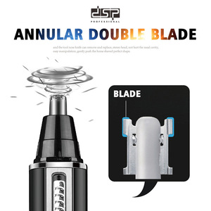 Recortador de pelo de nariz Dsp 3 en 1, recargable por USB, de bajo ruido, para hombres y mujeres - Product Image 5