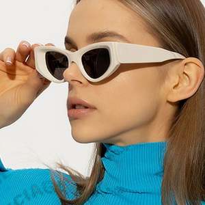 Gafas de Sol de Diseño con Logotipo Personalizado 2023, Montura Pequeña, Protección UV400, Estilo Ojo de Gato, para Hombre y Mujer - Product Image 4