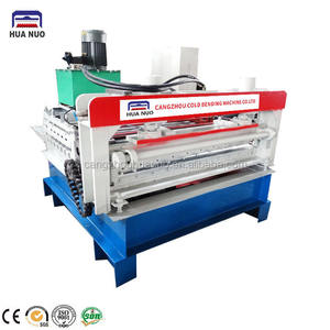 Kim loại lợp corrugating sắt tấm cuộn hình thành máy làm lạnh mạ kẽm dòng - Product Image 3