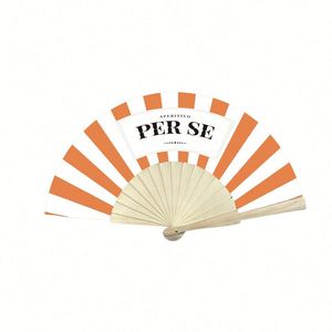 Prix d'usine Éventail à main en bois sculpté sur mesure, en bambou vert néerlandais espagnol, en liège espagnol, en écorce et en tissu - Product Image 6