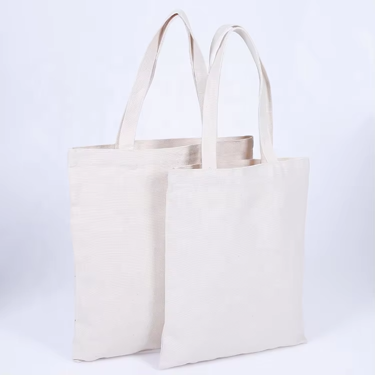 Reusable Eco-friendly Cotton Canvas Shopping Bag Multipurpose Reusable Tote Bag