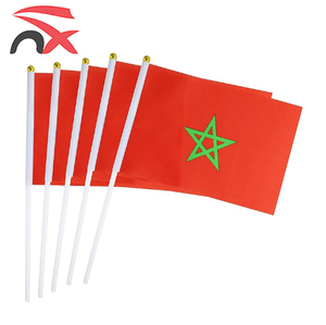 Дешевая оптовая продажа под заказ Марокко Национальный флаг ручной марокканский флаг марокканский Развевающийся Флаг для продвижения - Product Image 6