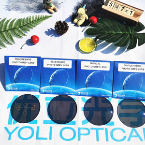 <span class=keywords><strong>Lentes</strong></span> Fotocromáticas YouLi 1.56, Parte Superior Plana, Color Gris Fotocromático, <span class=keywords><strong>Lentes</strong></span> Ópticas Bifocales para Gafas - Product Image 3