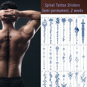 <span class=keywords><strong>Tatuajes</strong></span> Temporales Semipermanentes <span class=keywords><strong>para</strong></span> la Espalda, Resistentes al Agua y al Sudor, Duran 2 Semanas, Arte Corporal <span class=keywords><strong>para</strong></span> Chicas y Chicos - Product Image 3