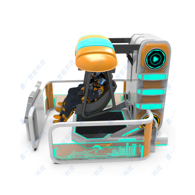 VR Indoor Amusement Park Simulator Game Machine with Fiberglass & Metal Construction for Public Malls and Arcades