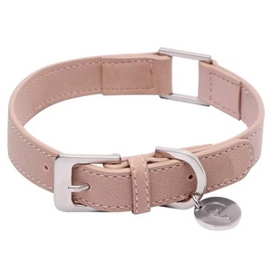 Multifunktionales Hundeleinen-Set mit Einfarbigem Muster zum Umhängen, Verstellbares Trainingshalsband aus Kunstleder mit Freihand-Hundetrainingsleine - Product Image 5